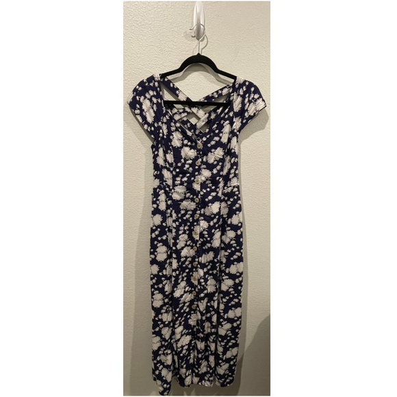 MAEVE Tate Motif Floral Midi Dress - Picture 5 of 9